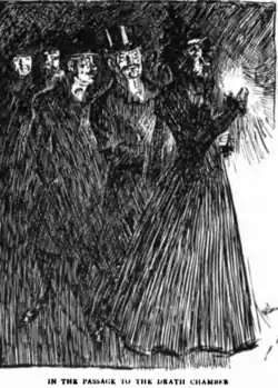 Cabaret du Néant death chamber illustration by W. C. Morrow