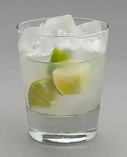 Image 12Caipirinha is the national drink of Brazil and is made from cachaça, lime, and sugar. (from List of national drinks)