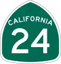 State Route 24 marker