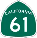 State Route 61 marker