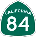 State Route 84 marker