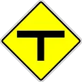 T-junction ahead