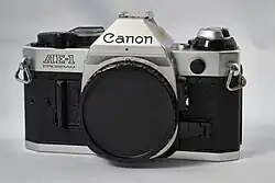 Canon AE-1 Program body with silver finish