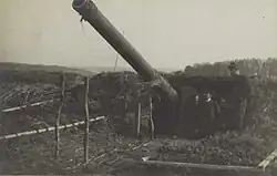 A Canon de 138 mle 1910 near Vacherauville France 1915.