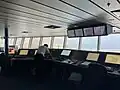 Captain's bridge onboard Resorts World One