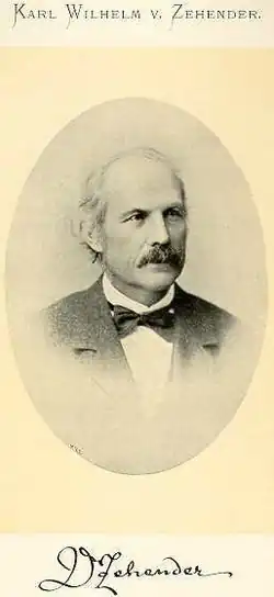 Carl Wilhelm von Zehender (1819=1916)