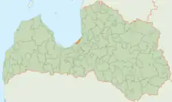 Location in Latvia
