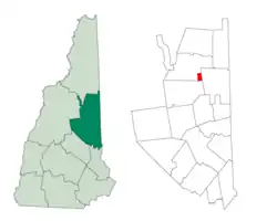 Location in Carroll County, New Hampshire
