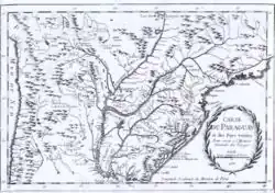 Image 2Map of Paraguay and surrounding regions, 1756 (from History of Paraguay)