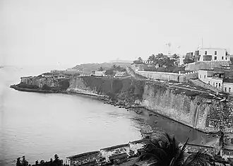 Casa Blanca and city wall, 1903
