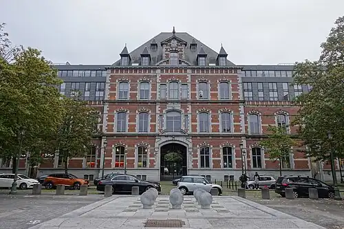 Prince Baudouin Barracks and Dailly Fountain