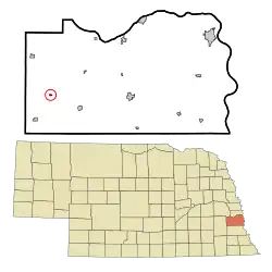 Location of Alvo, Nebraska