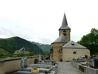 The church in Cazeaux-de-Larboust