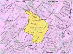 Census Bureau map of Cedar Grove, New Jersey