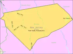 Census Bureau map of Roselle, New Jersey