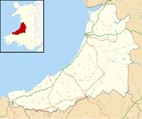 Llangeitho is located in Ceredigion
