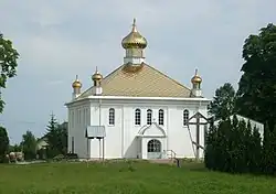Church during renovations