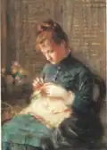 La mère du peintre, Pastel