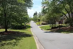 A subdivision in East Cobb