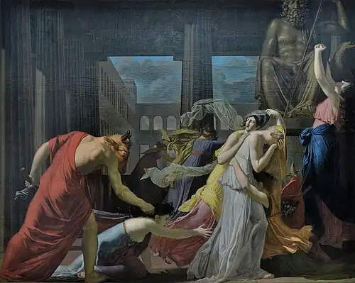 The Seven Athenian Women and the Minotaur by Jean-Baptiste Peytavin