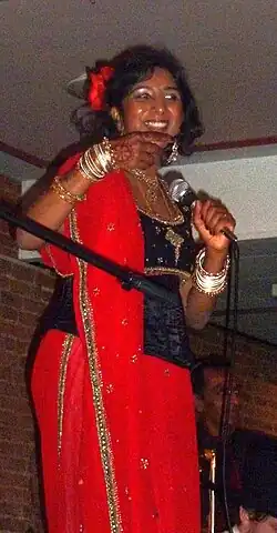 Chandy Nath on stage in Lincoln, 2011