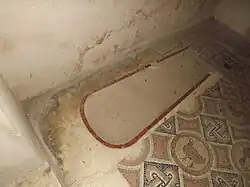 General view of the tomb site.