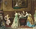 Ladies Playing Billiards, 1869