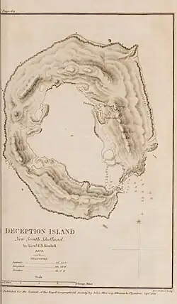 Chart of Deception Island