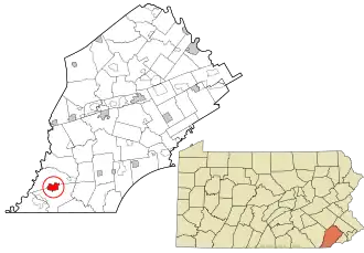 Location in Chester County and the U.S. state of Pennsylvania.