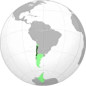 Territories of the Captaincy General of Chile