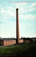 Chimney, Amoskeag Millyard, Manchester, New Hampshire, 1883