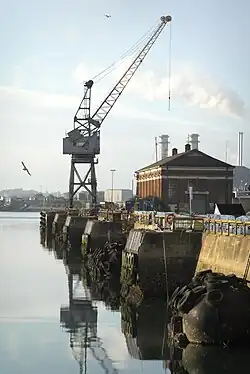 2024 Photo of No.7 Pumping Station, Quay Crane, and Fenders