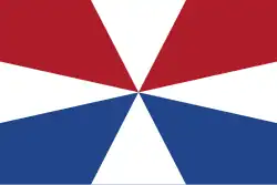 Netherlands (civil jack, unofficial, the most popular of several designs)