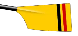 Image showing the rowing club's blade colours