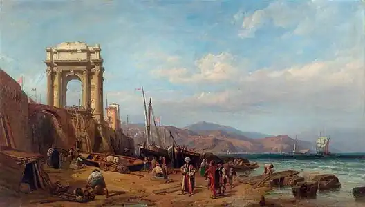 Trajan's Arch, Ancona (1851)