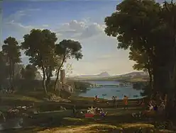 Claude's Landscape with the Marriage of Isaac and Rebecca, National Gallery