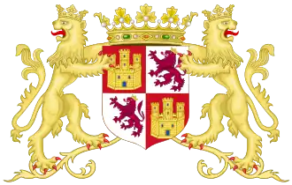 Coat of Arms of John II and Henry IV with Supporters