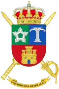 Coat of Arms of the First Construction Command "Centro" (COBRA-1) Infrastructures Directorate