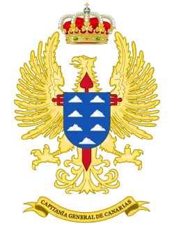 Coat of Arms of the former General Captaincy of the Canary Islands (Until 1984)