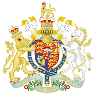 Coat of arms used from 1801 to 1816 as King of the United Kingdom