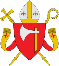 Coat of arms of the Territorial Prelature of Trondheim