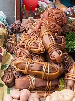 Bundles of cochayuyo