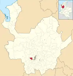 Location of the municipality and town of Heliconia, Antioquia in the Antioquia Department of Colombia