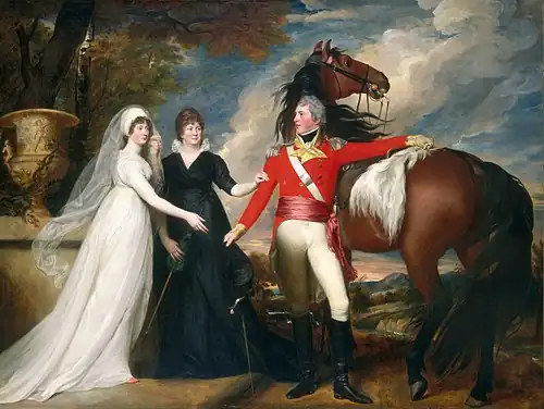 Colonel William Fitch and His Sisters by John Singleton Copley