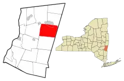 Location of Austerlitz, New York