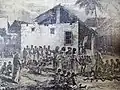 Contemporary Engraving of Zanzibar Slave Market.