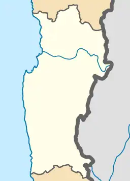 El Indio is located in Coquimbo Region