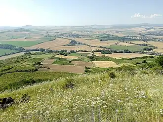 View from the Corent plateau