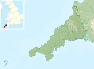 Fernacre is located in Cornwall