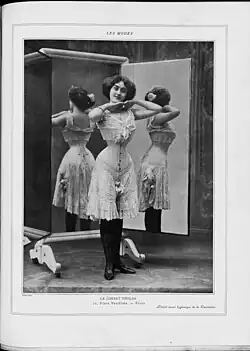 Thylda corset, 1908